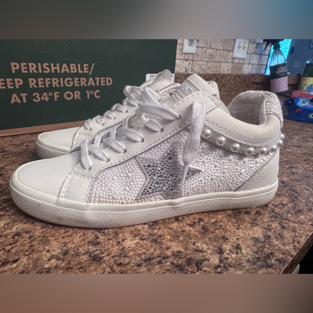 Vintage Havana Perscila Star Pearl and Rhinestone Sneakers